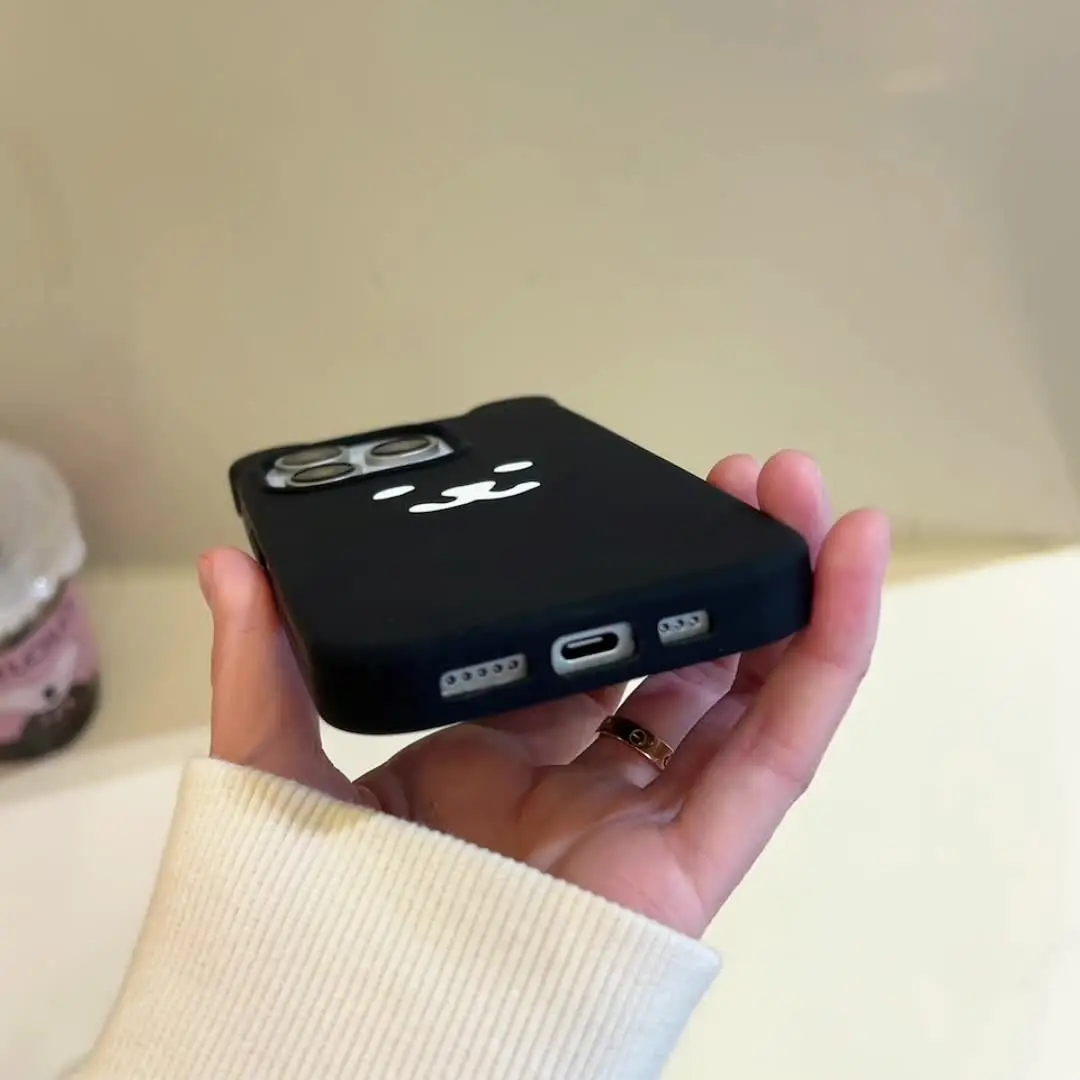 Новый чехол для телефона с мультяшным стерео ухом Nagano Bear IPhone 16 15 14 13 12 11 Pro Max Plus
