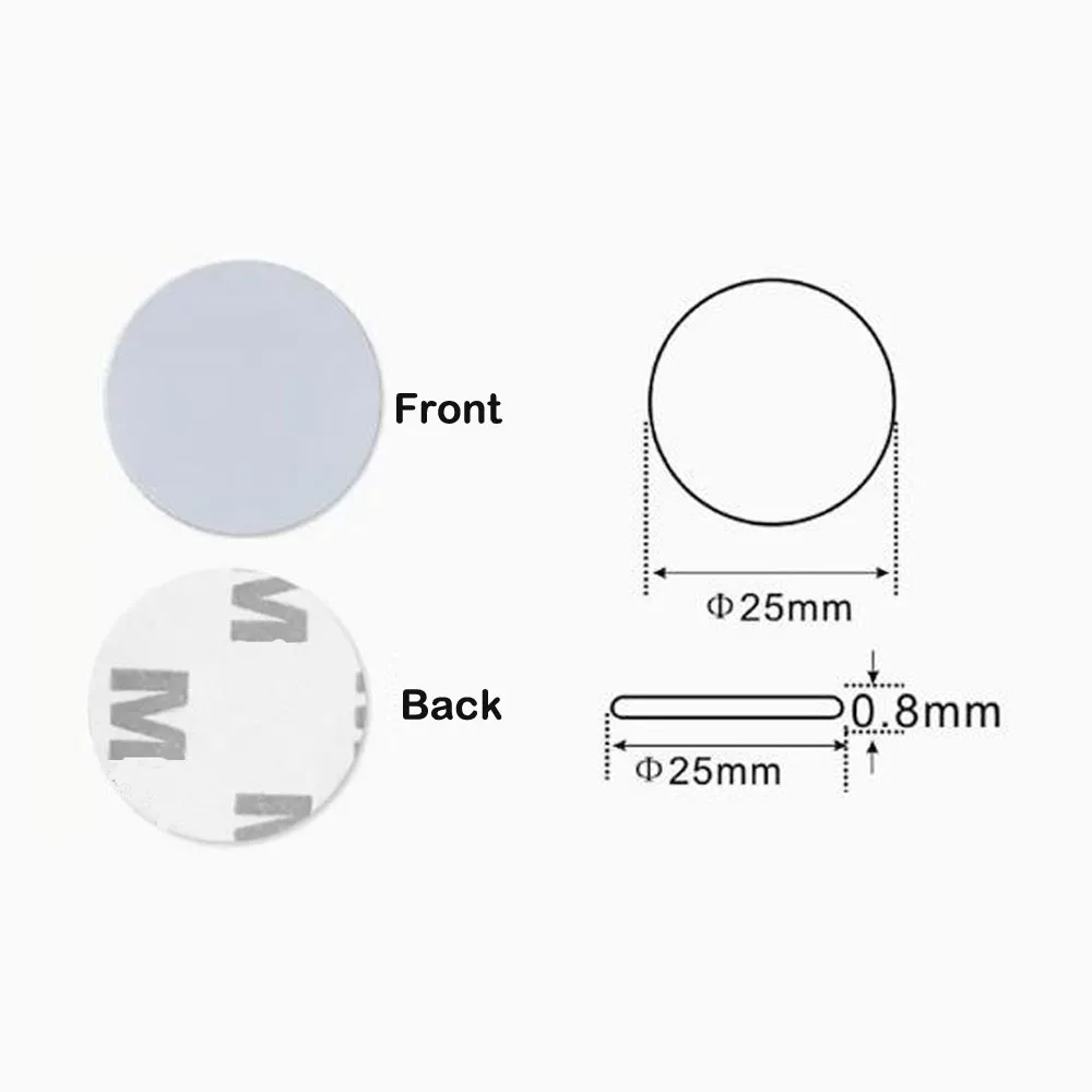NFC 태그 216 안티 메탈 스티커, 13.56MHz RFID 카드, 스마트 카드, NFC 코인 라벨 태그, 모든 NFC 휴대폰용  RFID 태그-Freehip.co.kr