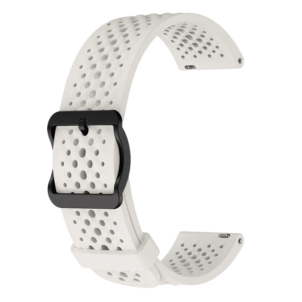 22mm Silicone Sport Breathable Watch Strap