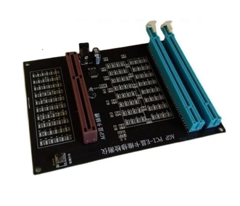 Agp Pcie X16 Dualpurpose Socket Tester Display Image Video Card Checker Tester Graphics Card