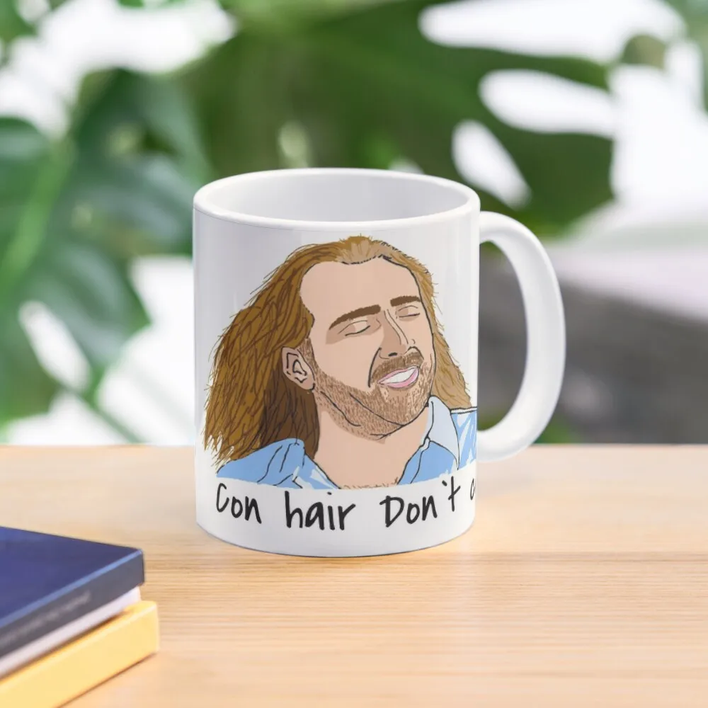 

Nic cage con air hair Coffee Mug Thermal For Ceramic Cups Creative Espresso Cups Large Mug
