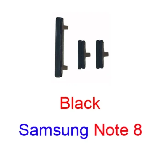 3 sets of original new phone Power Volume side button keys for Samsung Galaxy Note 8 9 10 plus external volume button + Power of