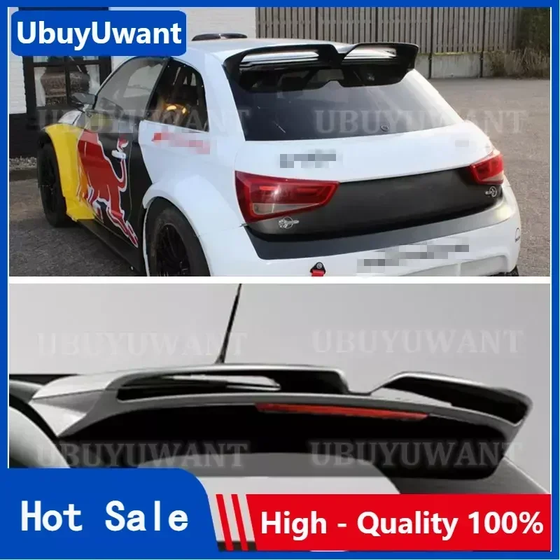 

UBUYUWANT для Audi A1 R18 2010-2014, высококачественный задний спойлер из углеродного волокна, задний спойлер, Задняя Крышка багажника