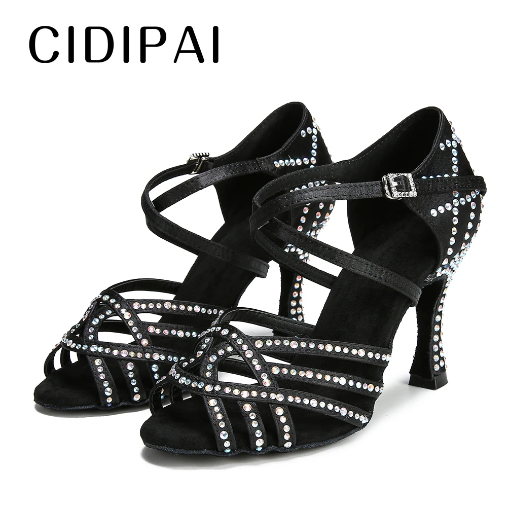 CIDIPAI New Latin Dance Shoes For Women Salsa Tango Ballroom Dancing Shoes Indoor Party Sandals Women High Heels For Dance 3