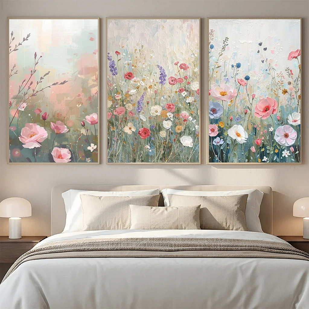 Vintage Floral Canvas Art 1