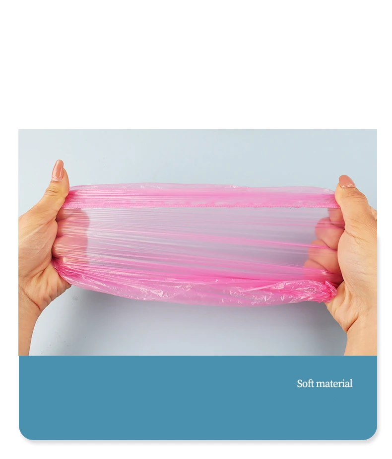 100PCS Disposable Shower Cap Covers Bathroom Accessories Transparent and Waterproof Disposable Hair Caps Bathroom Products