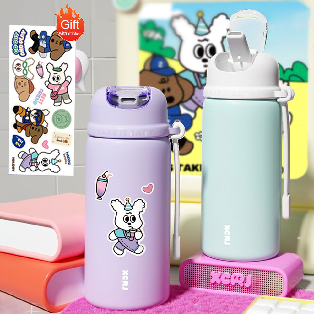 420ML Thermos Bottle Vacuum Flasks Tumbler 304 Stainless Steel Thermal Water Bottle Keep Hot And Cold Insulated Cup Drinkware