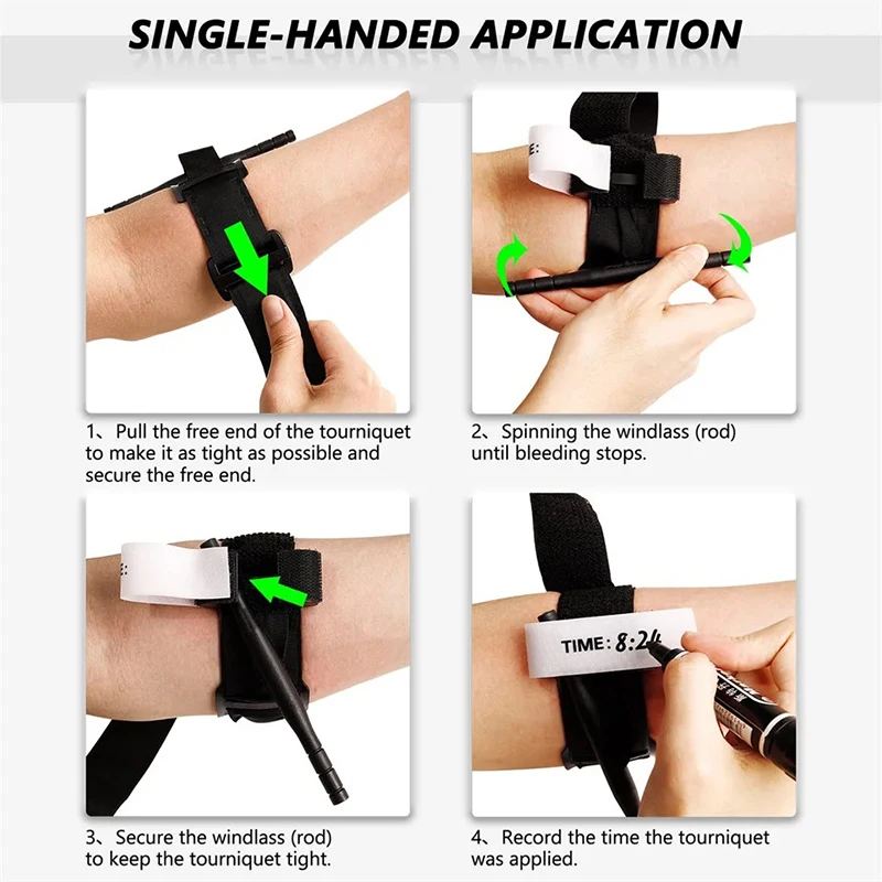 Tourniquet Combat Medical Tourniquet Tactical Emergency With Pen First Aid Camping Equipment for Outdoor Exploration