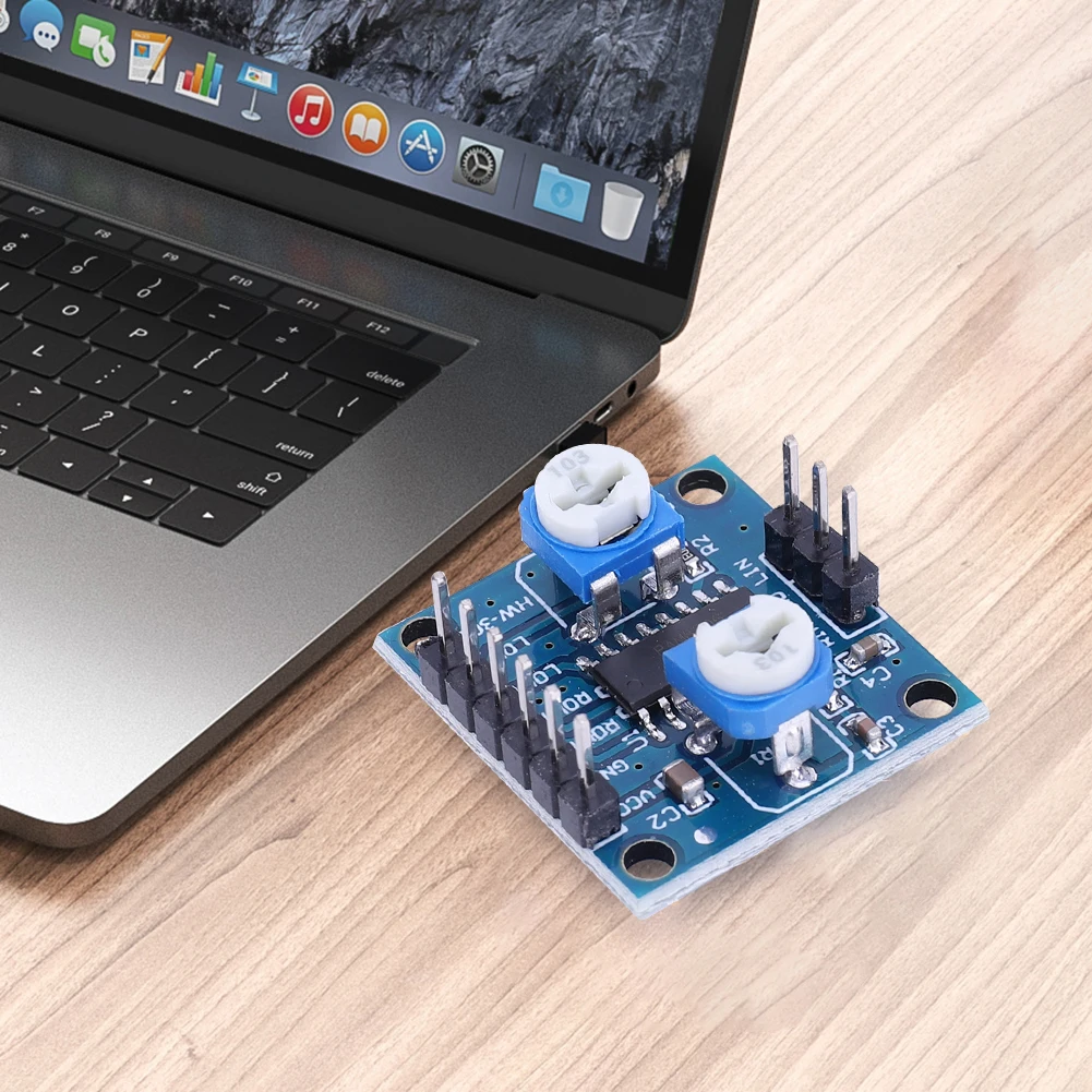 Audio Amplifier Board Audio Speaker PAM8406 Digital Amplifier Board with Volume Potentiometer 2x5W Stereo Audio Module Dual Channel 2.5-5V for Electronic Devices