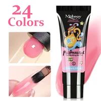 Nail Set 15ml Acrylic Gel Polish Nail Art Tool Slip Solution Builder Poly Nail Gel Set Base Top Nail Art Gel Polish Kit 2