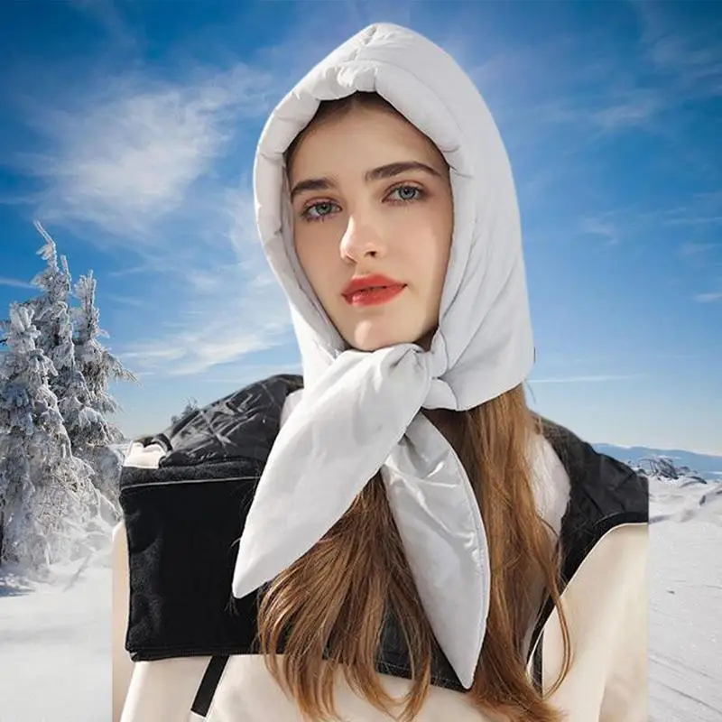 Waterproof Winter Hats For Women Waterproof Down Earflap Hat For Outdoor Winter Down Hood Outdoor Cap Skiing