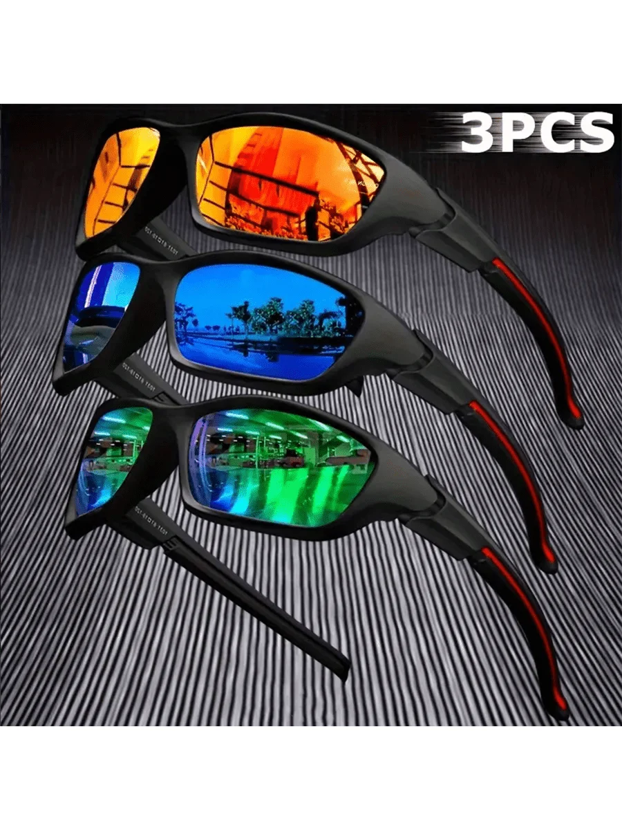 Men's Outdoor Sports Sunglasses - UV400 Luxury Design for Fashion and Eye Protection