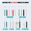 Replacement Brush Heads Suitable for All Series Models of USmile Soft DuPont Nozzles Vacuum Sealed Packaged 6