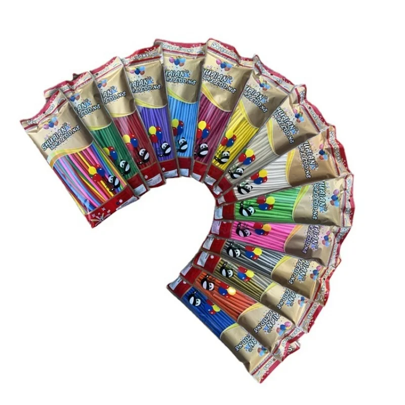 Latex Balloon 260 Matte Strip 1.8g Solid Color Mixed Color Magic Weaving Creative Thickened Children Cartoon