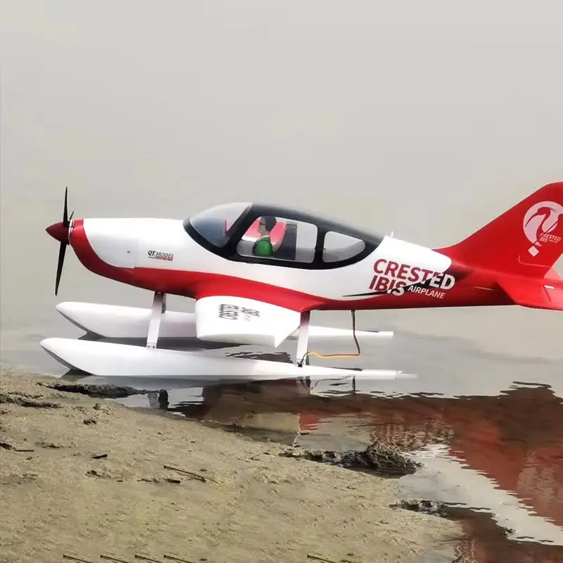 Electric Remote Control Aircraft Model with Shock Absorbing Landing Gear