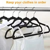 10Pcs Flocked Hanger Home Non-slip Velvet Hangers Elegant Coat Clothes Hanger Strong Durable Racks Hanger 5