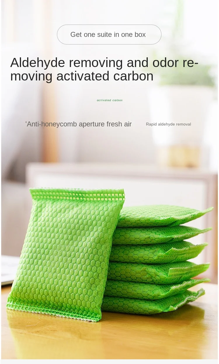 Bamboo Charcoal Bag Natural Smelly Removing Activated Carbon Closet Shoe Refrigerator Deodorant Air Freshener Mold Odor Purifier