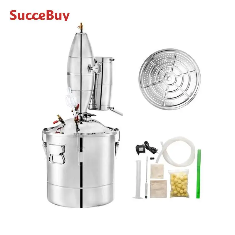Stainless Steel Distiller 20L 30L 50L 70L Alcohol Beer Wine Moonshine Apparatus