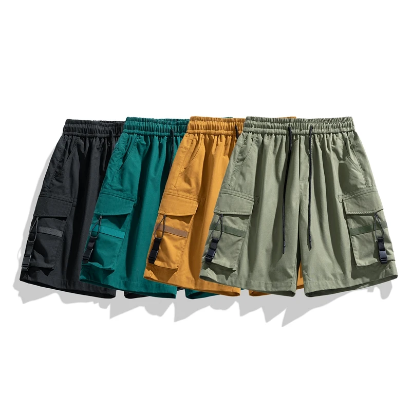 Classic Men's Pants High Street Fashion Shorts Pants Men Drawstring Jogging Sweatpants Outdoor Loose Casual Tactical Streetwear