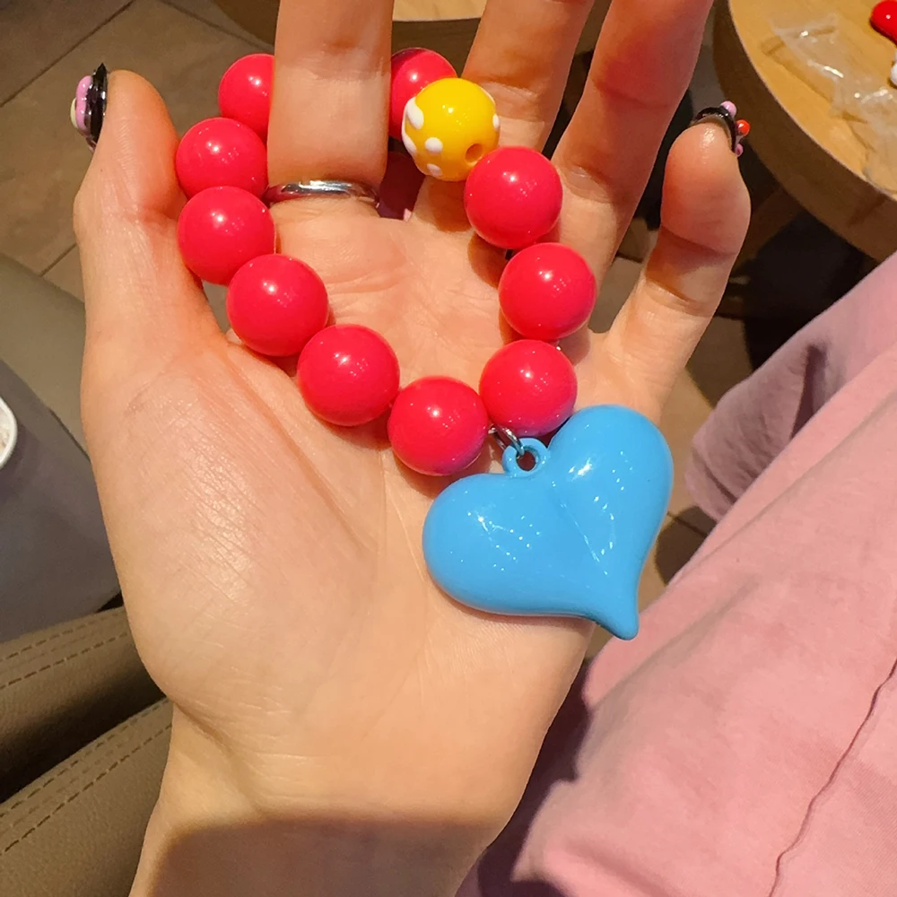 Fashionable Summer Pendant Necklace Simple And Elegant Bracelet Sweet Necklace New Heart-Shaped Jewelry Accessory