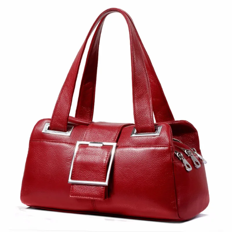 

Women Cross Body Tote Handbag Genuine Leather Cow Leather trend original fashion New Female Messenger Handbags