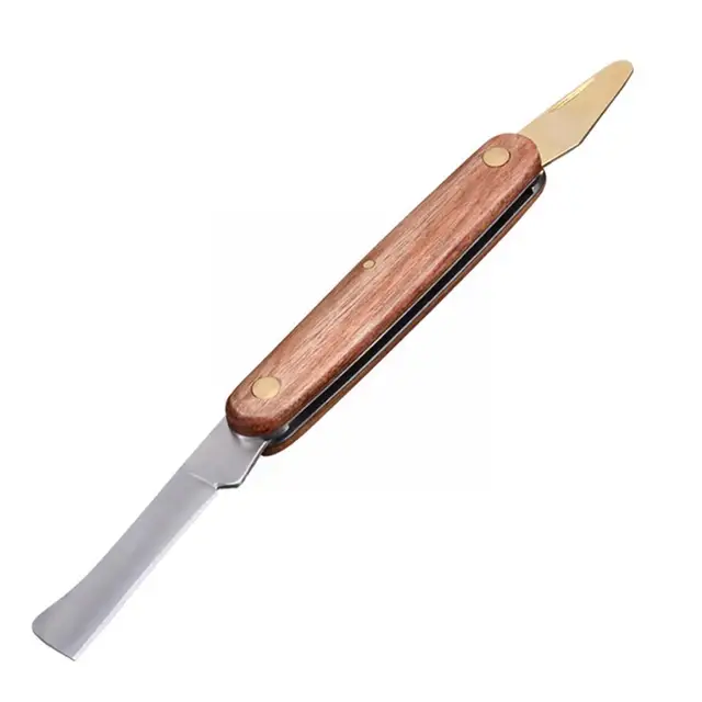 Oltószerszámok Összecsukható Oltási Metszéskés Professzionális Acél Fából Készült Oltás Oltó Vágó Kés Kert Ha O9F3 - Image 5