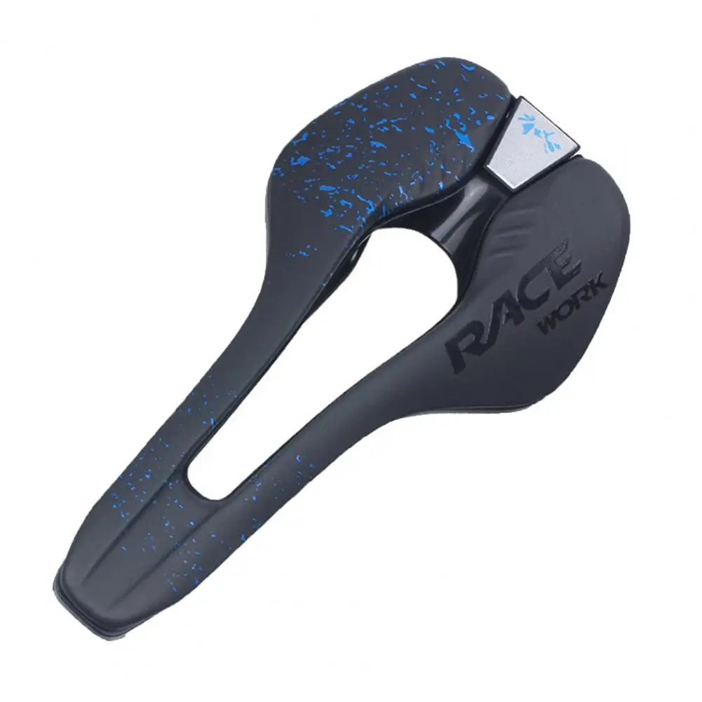 Bicycle Saddle Hollow Bicycle Seat Breathable Good Toughness Letter Design Bike Cushion for Mountain Bike