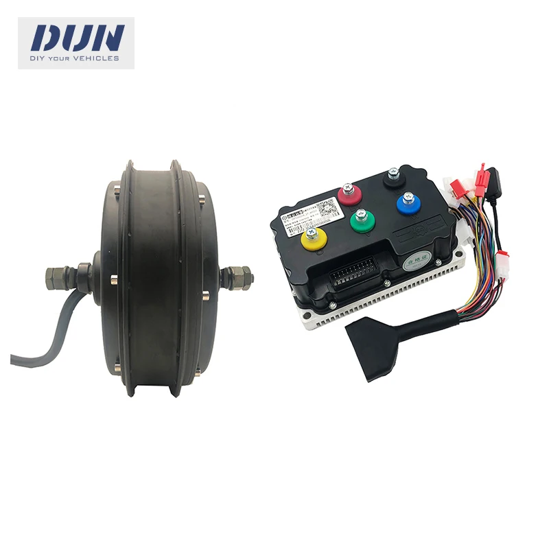 

QS 205 50H V3 Rated 3000W Max 6000W 100KMH Hub Motor with ND72360 for E-Moped Electric Bike