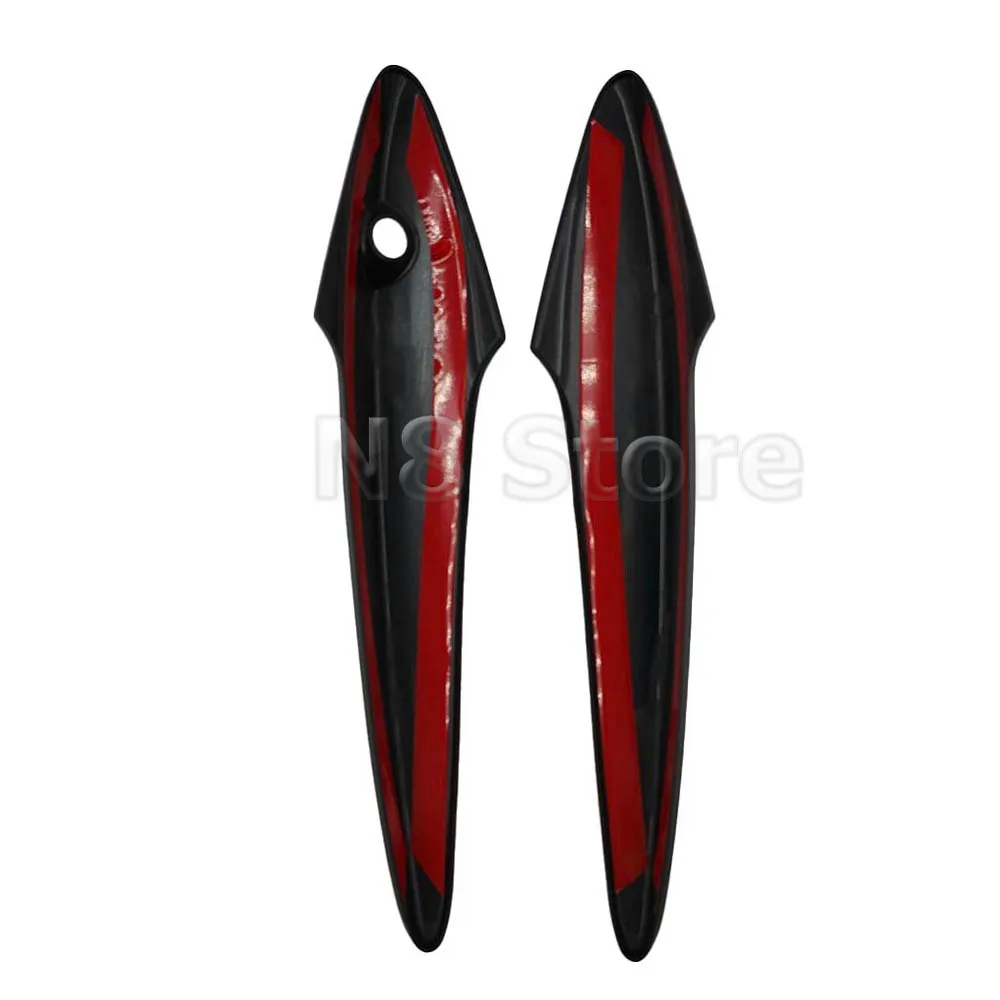 Paire De Capots De Poignée De Porte Noir Pour Honda Civic Type R FK / FN2 2006-2012 - Compatible MK8
