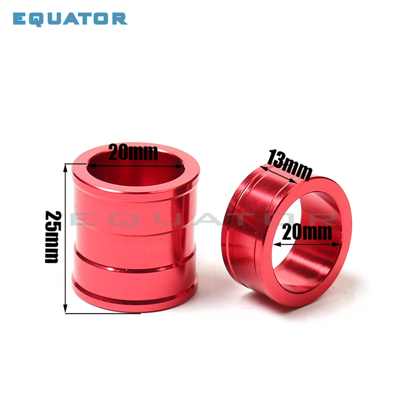CNC Billet Aluminum Front with Rear Wheel Hub Spacers wheel busher Fit CR 125 250R CRF 250R 250X 450R 450X Motorcross Dirt Bike