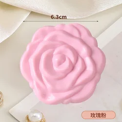 Compact Double - Sided Mini Rose Pocket Mirror - Portable Beauty Essential (Pink)