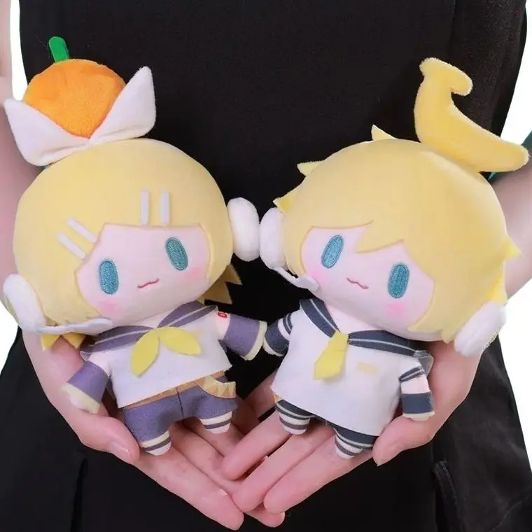 Hatsune Miku and Kagamine Len Rin Plush Doll Keychain - Cute Stuffed Doll Collection and Girls Gift