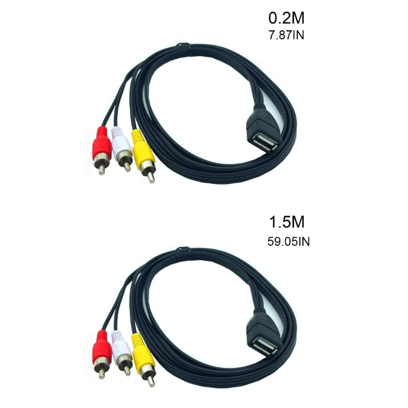 USB A  3RCA   ȯ   ̺ ķڴ  ڽ й  3RCA ̺ USB