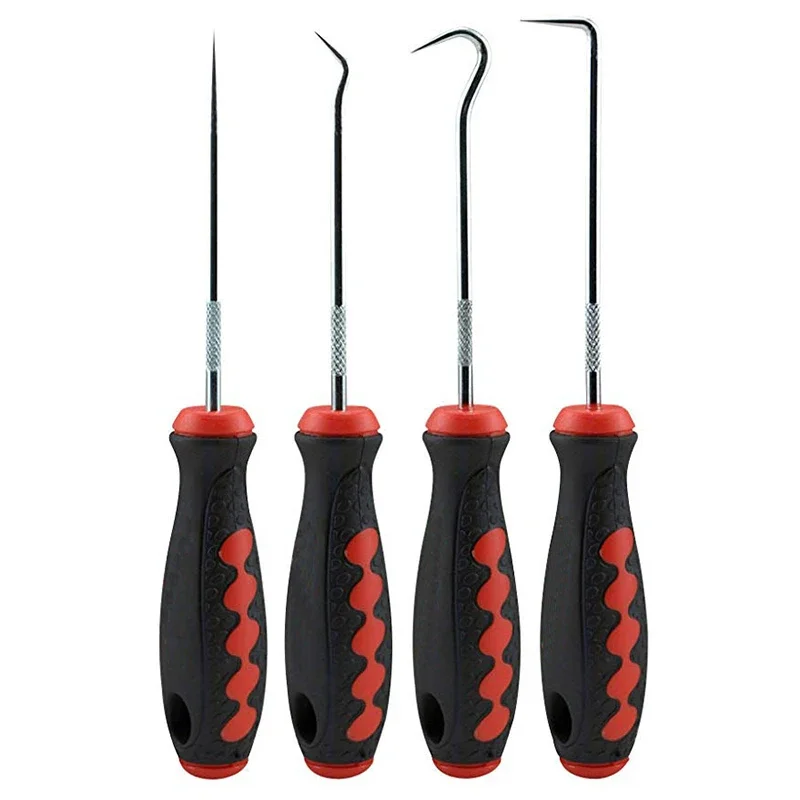 Sollbry 4 Pièces Grattoir Crochet Outil Ensemble Huile Joint Extracteur Caoutchouc Joint Torique