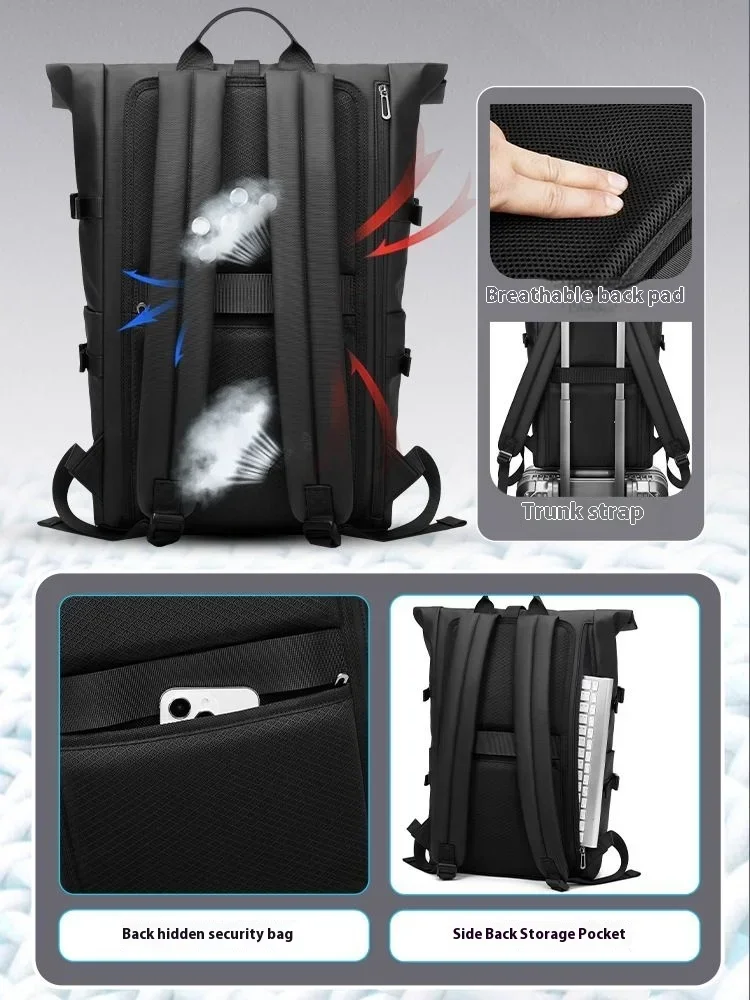Waterproof Multifunction Backpack for Men and Women