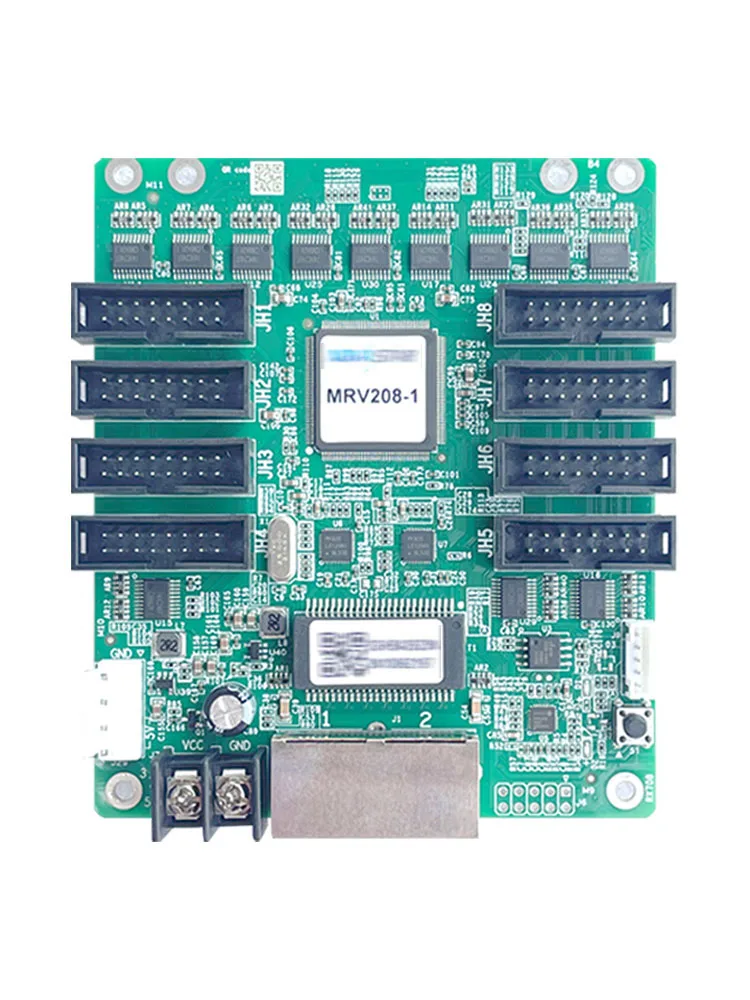 Novastar Mrv208-1 Full Color Grande Schermo Video A Led Scheda Di Ricezione Cassetta 8 Porte Hub75E Interfaccia Controller 256X256 Pixel