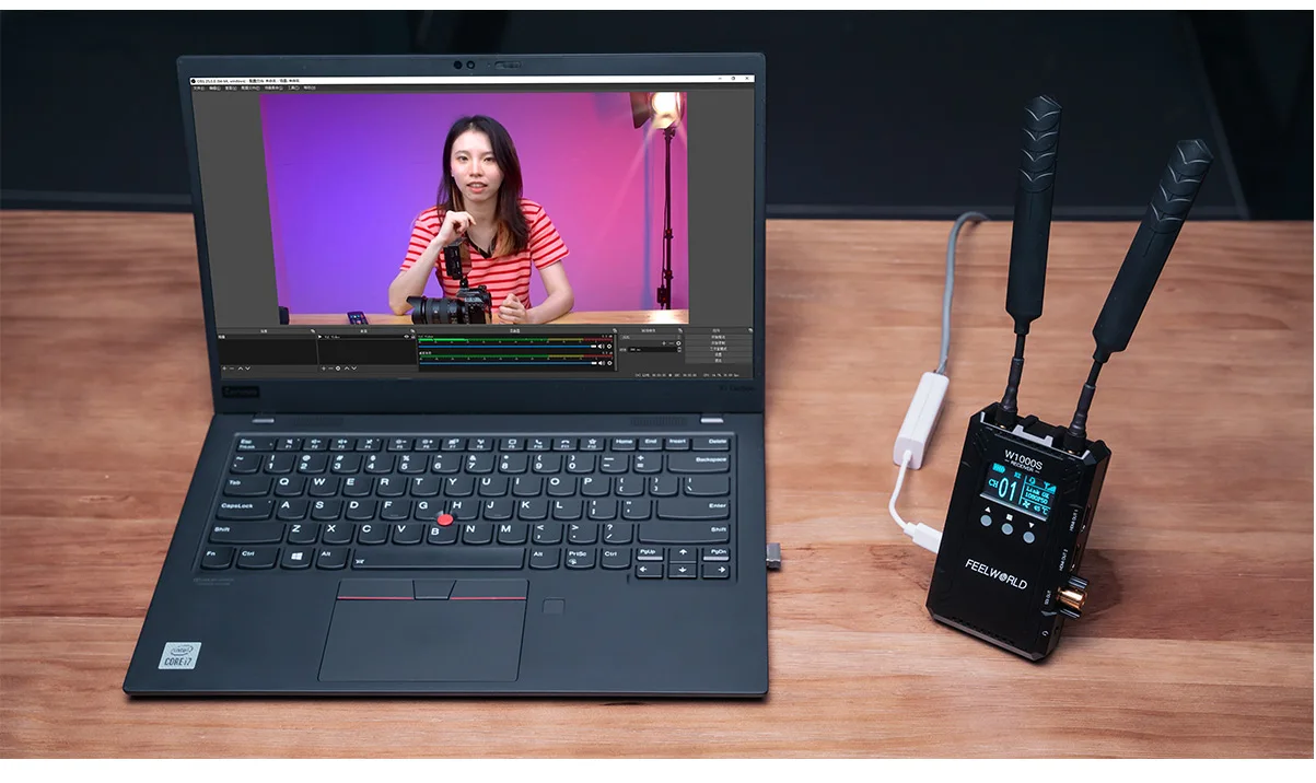 Description Picture 5 of itemFEELWORLD W1000S Wireless Video Transmission System Dual HDMI SDI 1000FT Long Range Low Lantency Real Time APP Monitoring