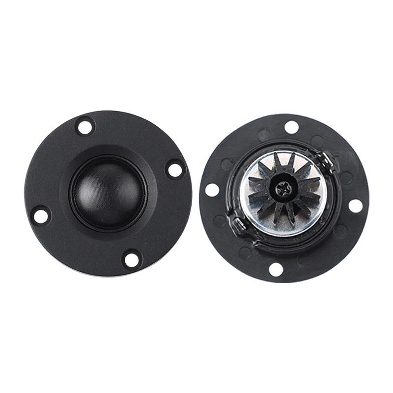 2Pcs/lot 52MM 6 Ohm 30W Dome Silk Film Tweeter Speakers ABS Titanium Treble Audio Portable Loudspeaker Aluminum Radiator