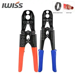 IWS-1632AF-EU Copper Pipe Press Tool with 15, 18, 22, 28mm V type Jaws —  IWISS TOOLS