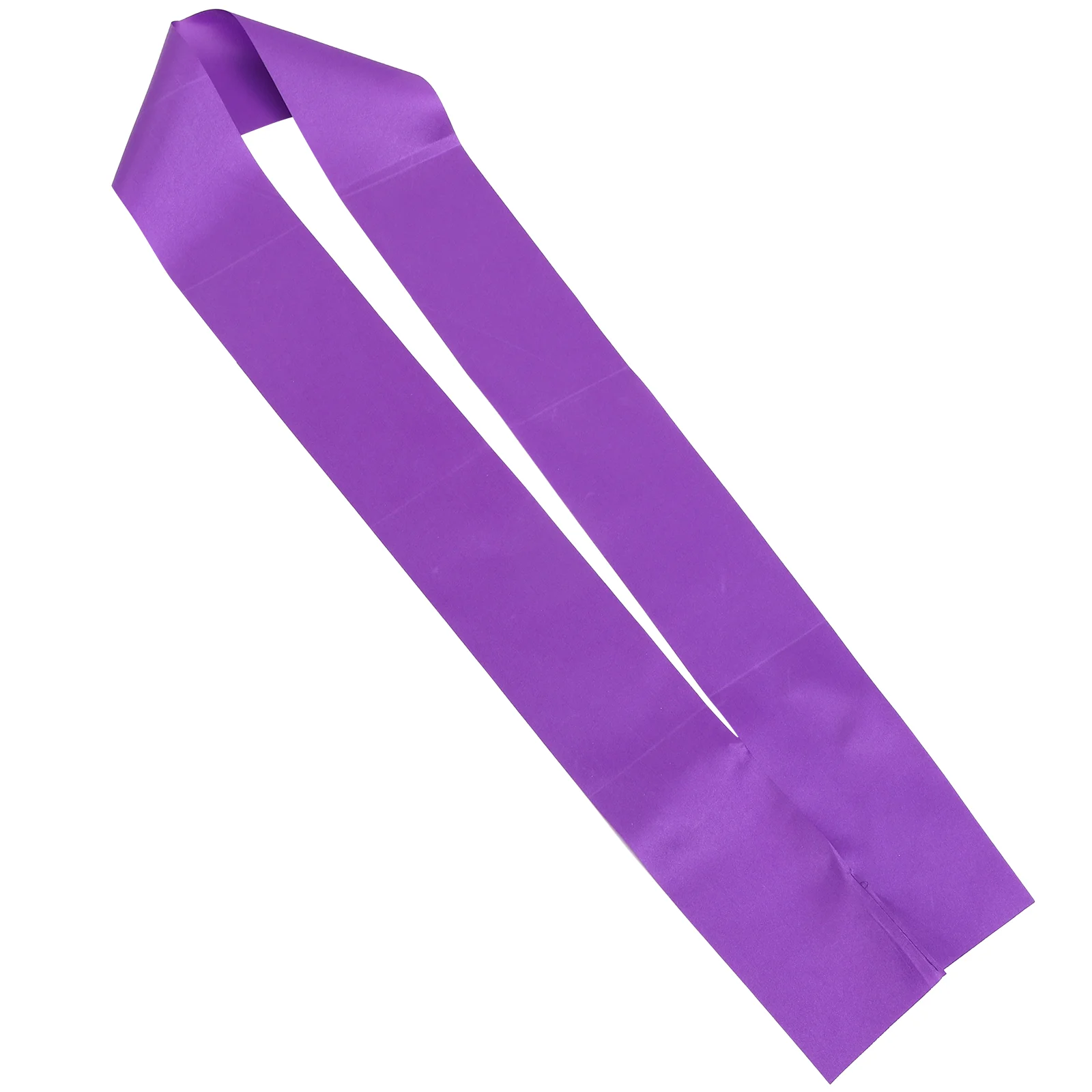 

Plain Satin Sash, 825x10cm, Blank Satin Sash, Graduation Lays Sash, DIY Plain Satin Senior Sashes for, Wedding, Party| Purple