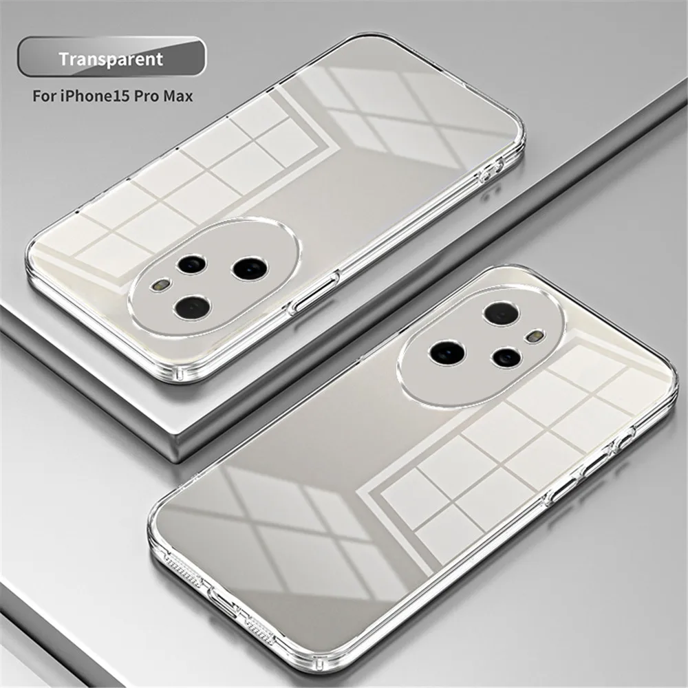 Shockproof Transparent Plating Clear Phone Case