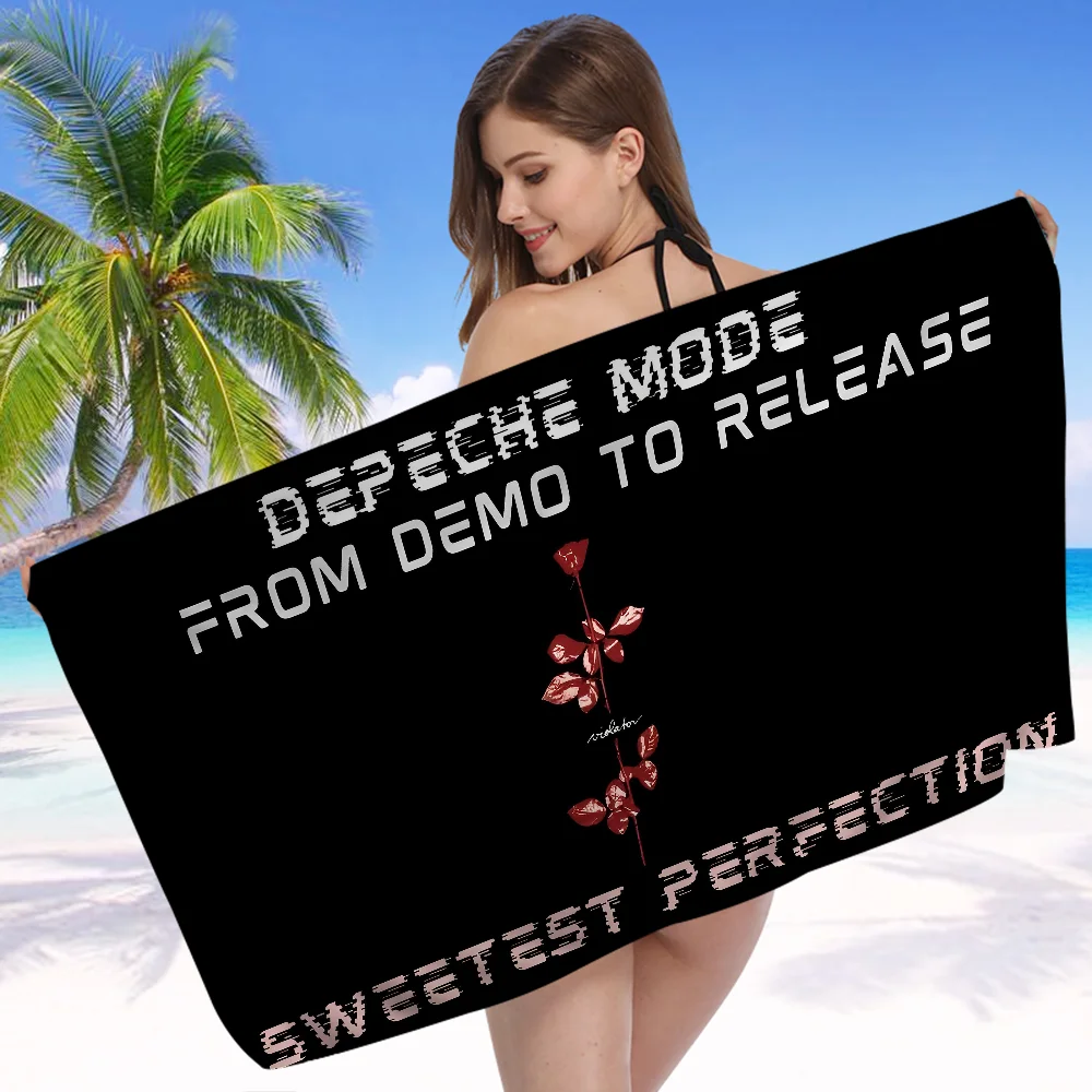 Depeche Mode Rock Band Big Microfiber Beach Towels Quick Dry Towel Sand Beach Towels Pool Towel for Travel Swim Pool Yoga 5