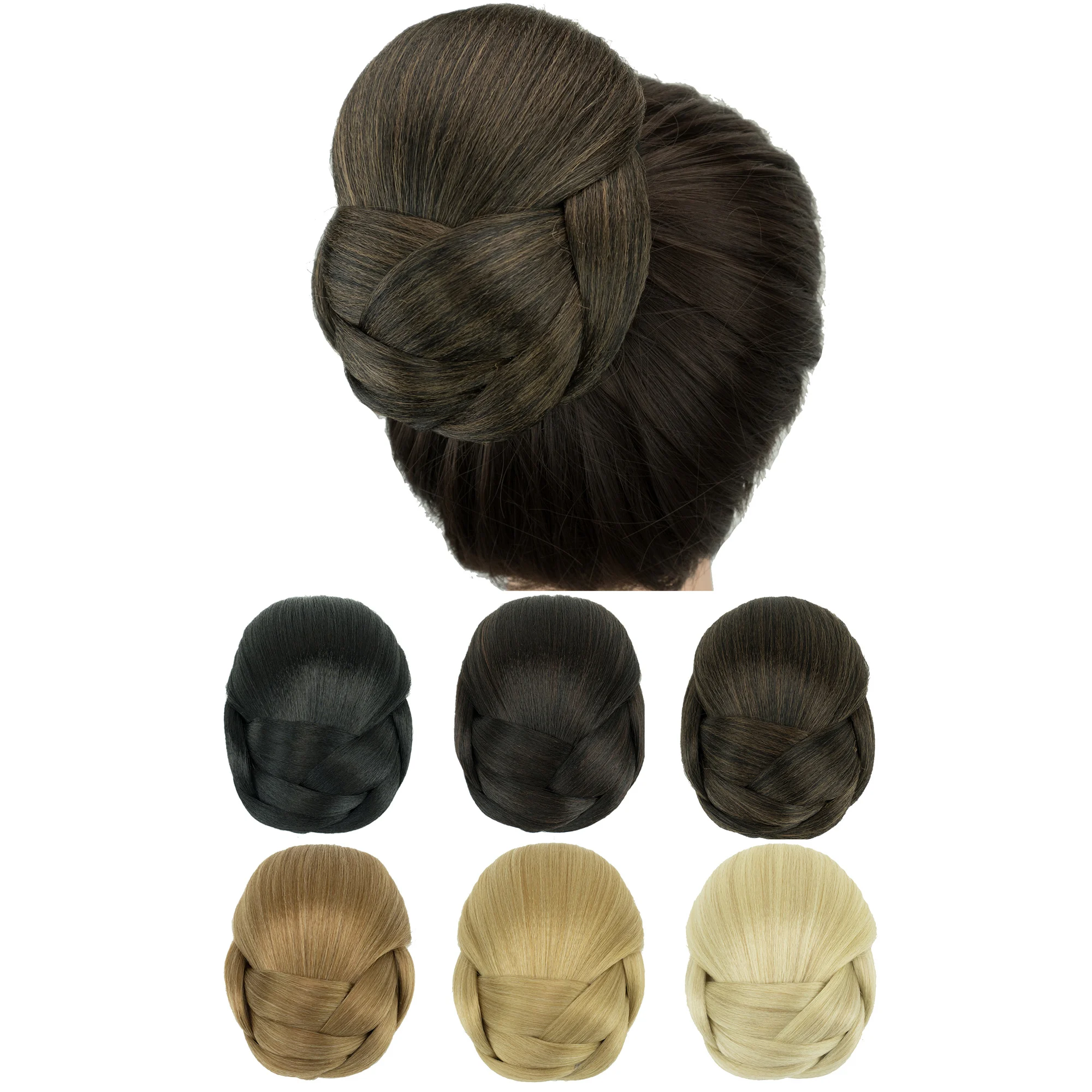 Synthetic Hair Hair Accessories Roller Hairpieces Synthetic Clip Hair