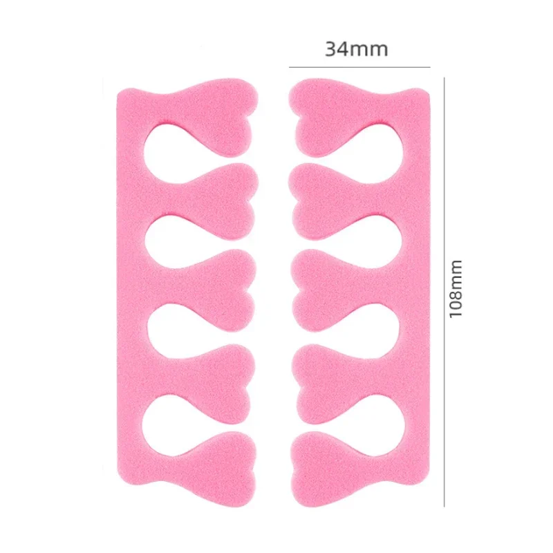 Soft Nail Art Toe Separators Fingers Foots Sponge UV Gel Polish Nail Kits Beauty Tools Manicure Pedicure Pack 50/100Pcs