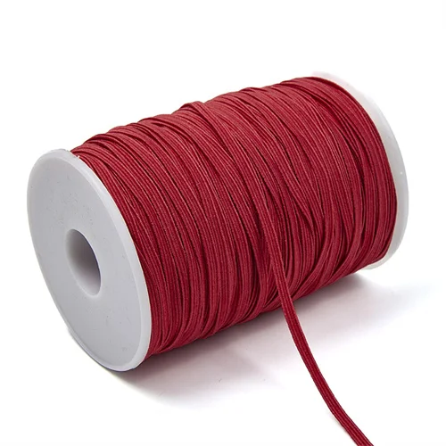 Colorful Elastic Rubber Band Ribbon Trim for DIY Sewing and Garment Accessories, 10 Yards