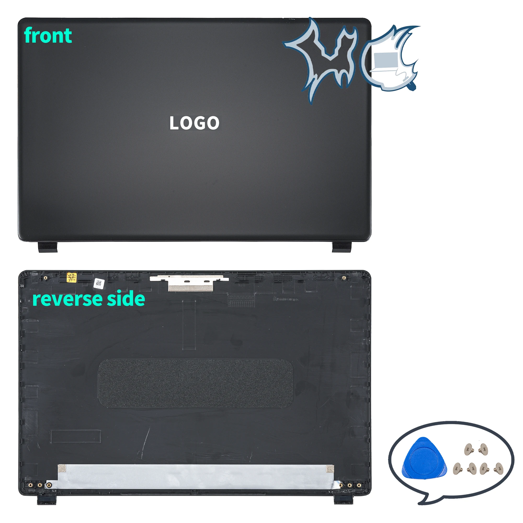 에이서 아스파이어 3 A315-42 A315-54 노트북 탑 케이스, LCD 후면 커버, 전면 베젤 경첩 교체, 블랙, 그레이, 블루, 레드, 42G, 54K, 56 N19C1
