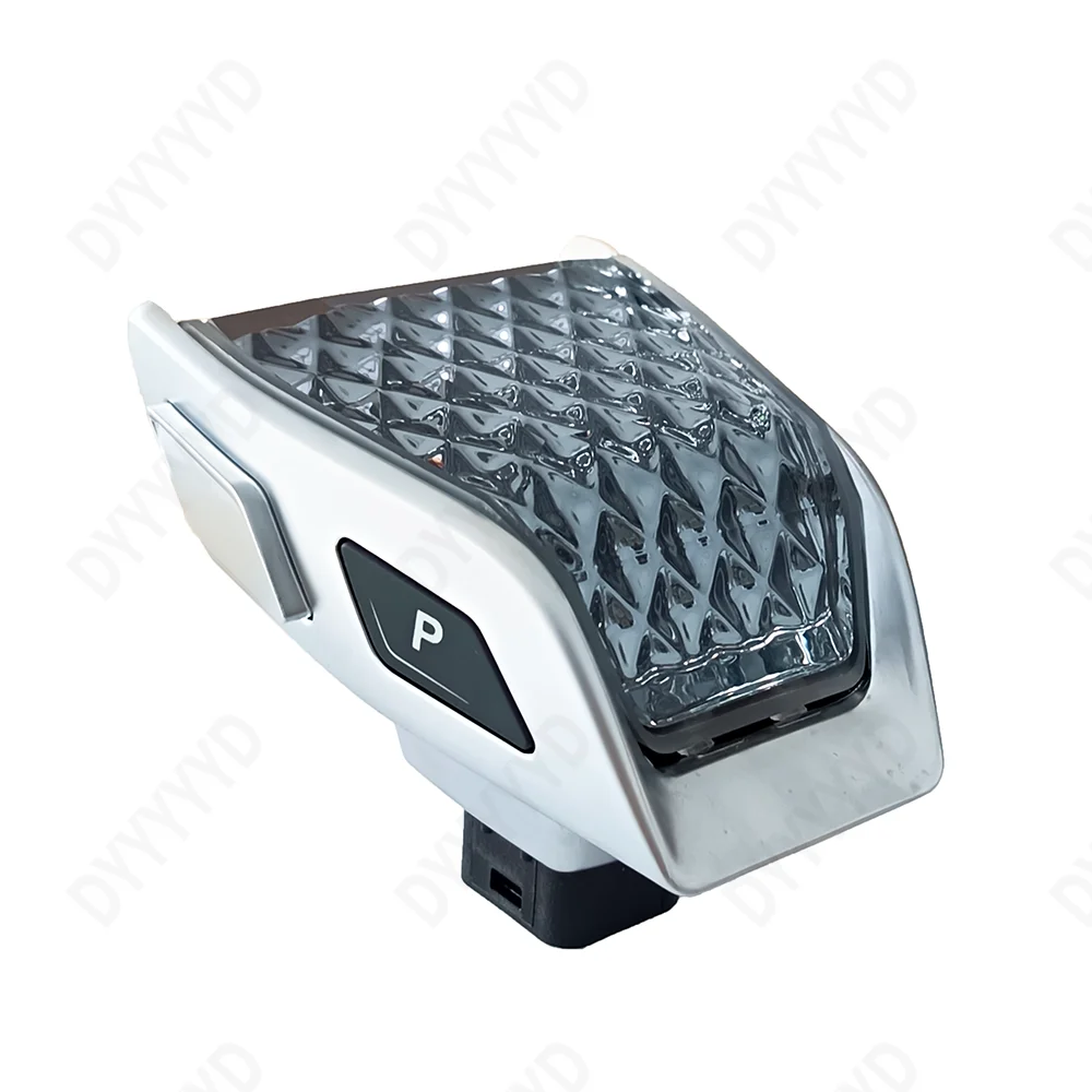 Car Crystal Shift Knob For Audi A4 B9 A5 A6 C8 Q5 SQ5 Q7 S6 Q8 Angel's Wing Gear