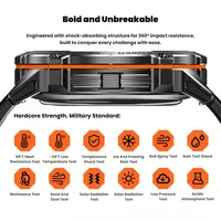 Mens Military T REX 3 Smartwatch 1.73" AMOLED Compass BT Call 1ATM Waterproof Wrist Sport Smart Watches for Man IOS Android 2026 - Image 5