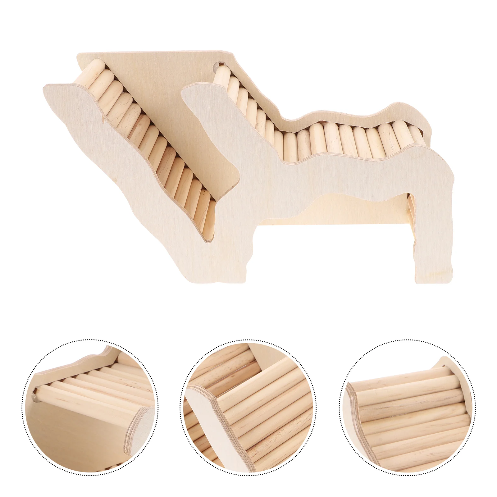

Guinea Pig Hideout Hamster Hiding Nest Wooden Hamster Ladder Toy Hamster Cage Hiding Toy