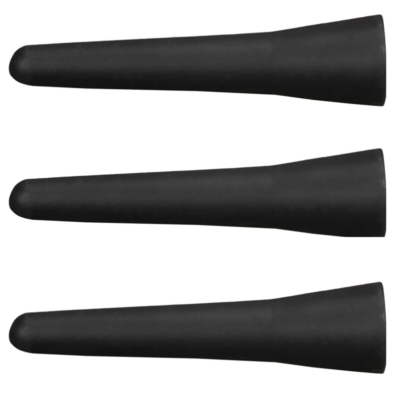 

3X Universal Car Antenna, 6.5 Cm (2.5 Inch) Small Short Car Aerial, Mini Car Radio Accessories, FM/AM Inputs M5 M6,Black